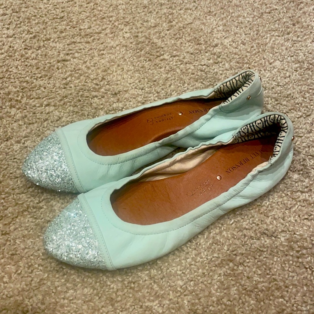 Matt Bernson strips and sequins flats